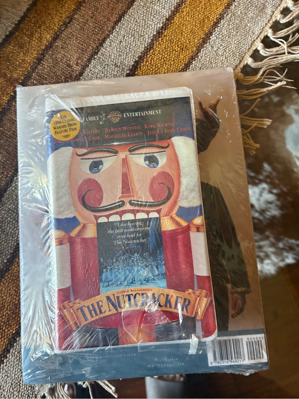 The Nutcracker VHS with Colorful Nutcracker Artwork